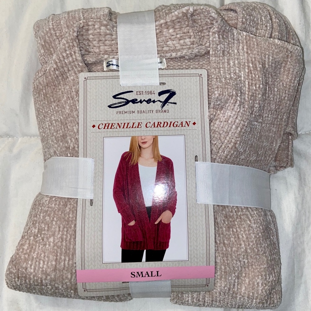 Seven7 Taupe Cardigan